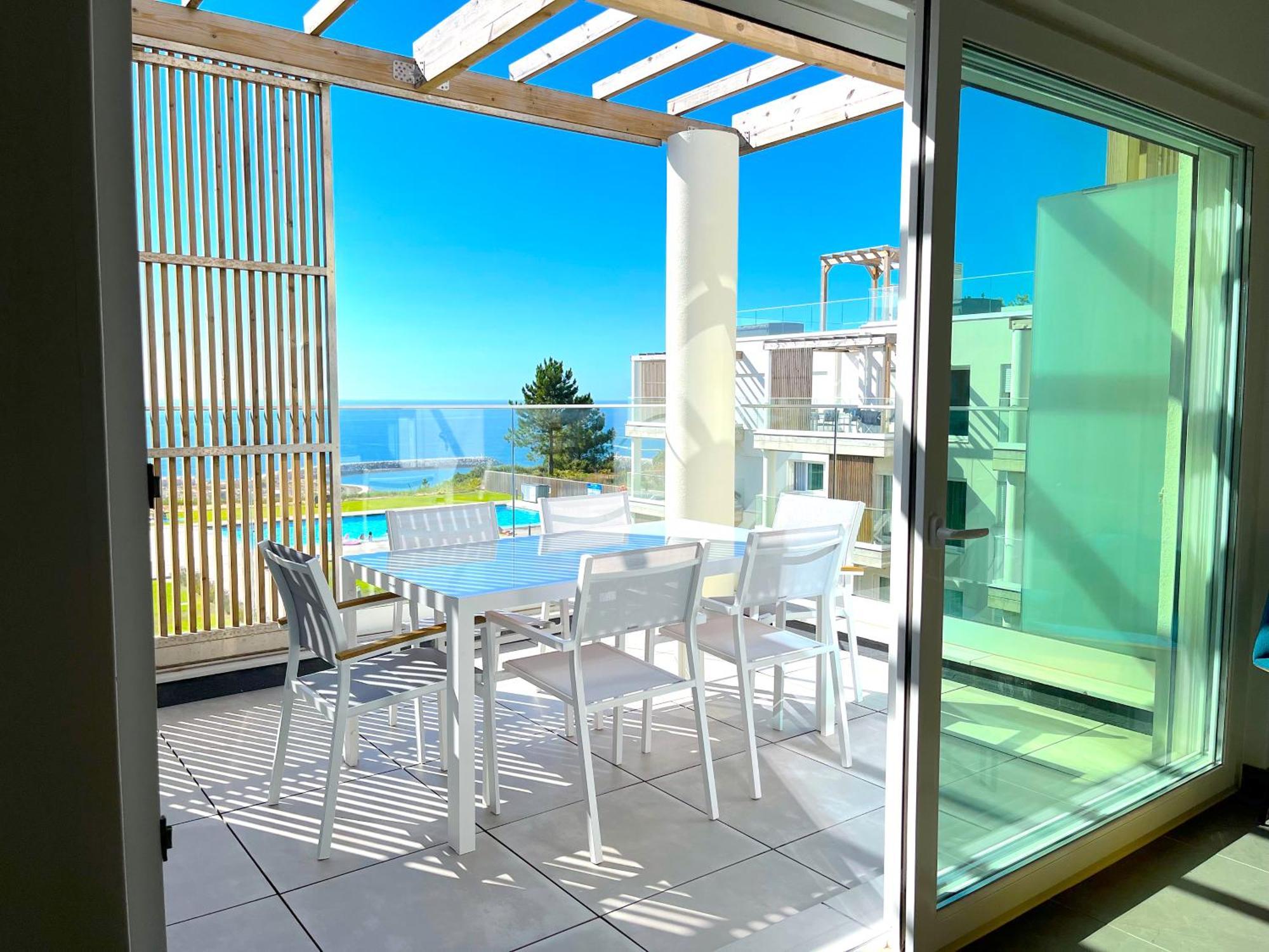 Mar A Vista - Condominium With Pool, Gym And Sea Views Nazaré Exterior foto
