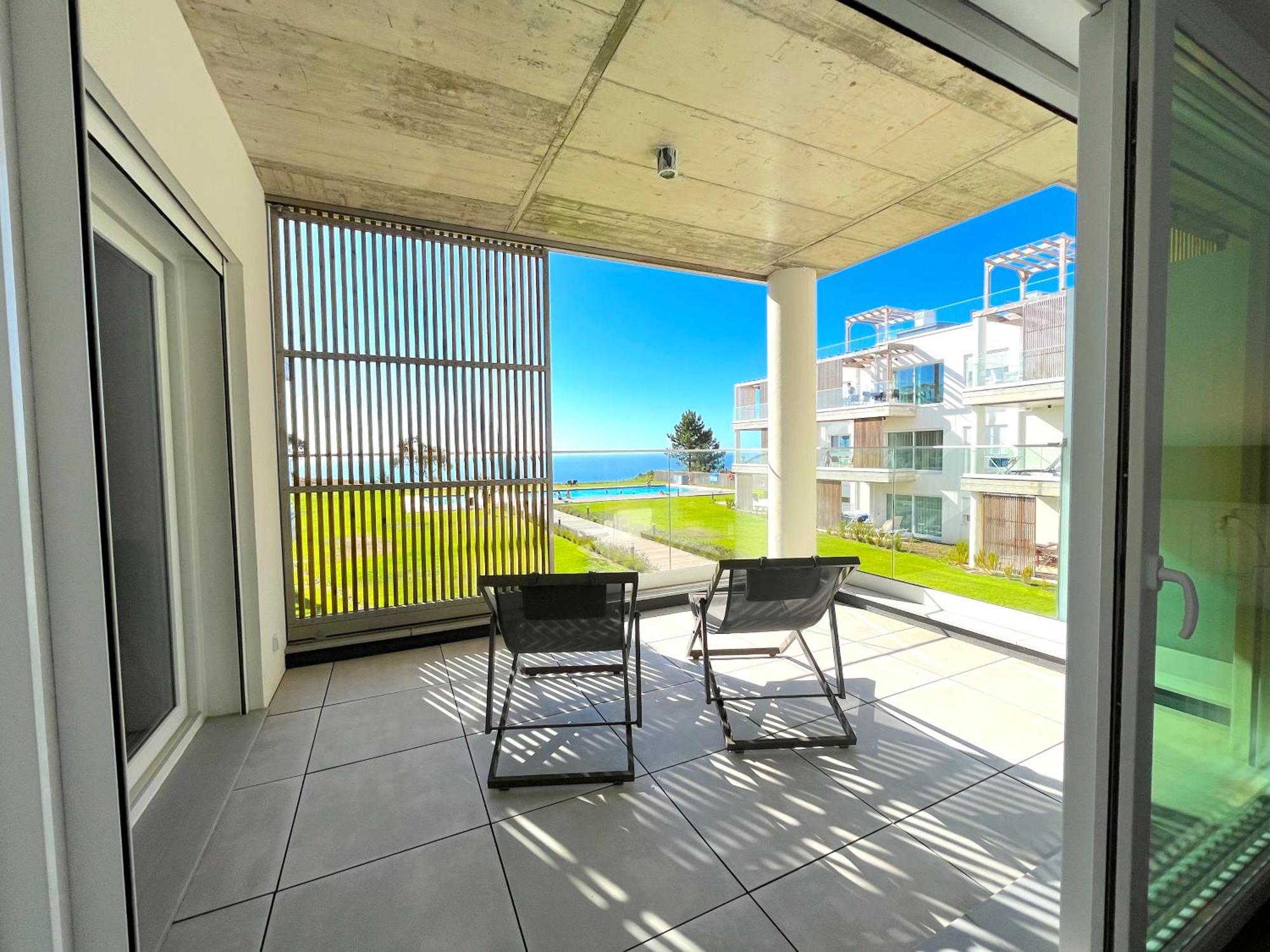 Mar A Vista - Condominium With Pool, Gym And Sea Views Nazaré Exterior foto