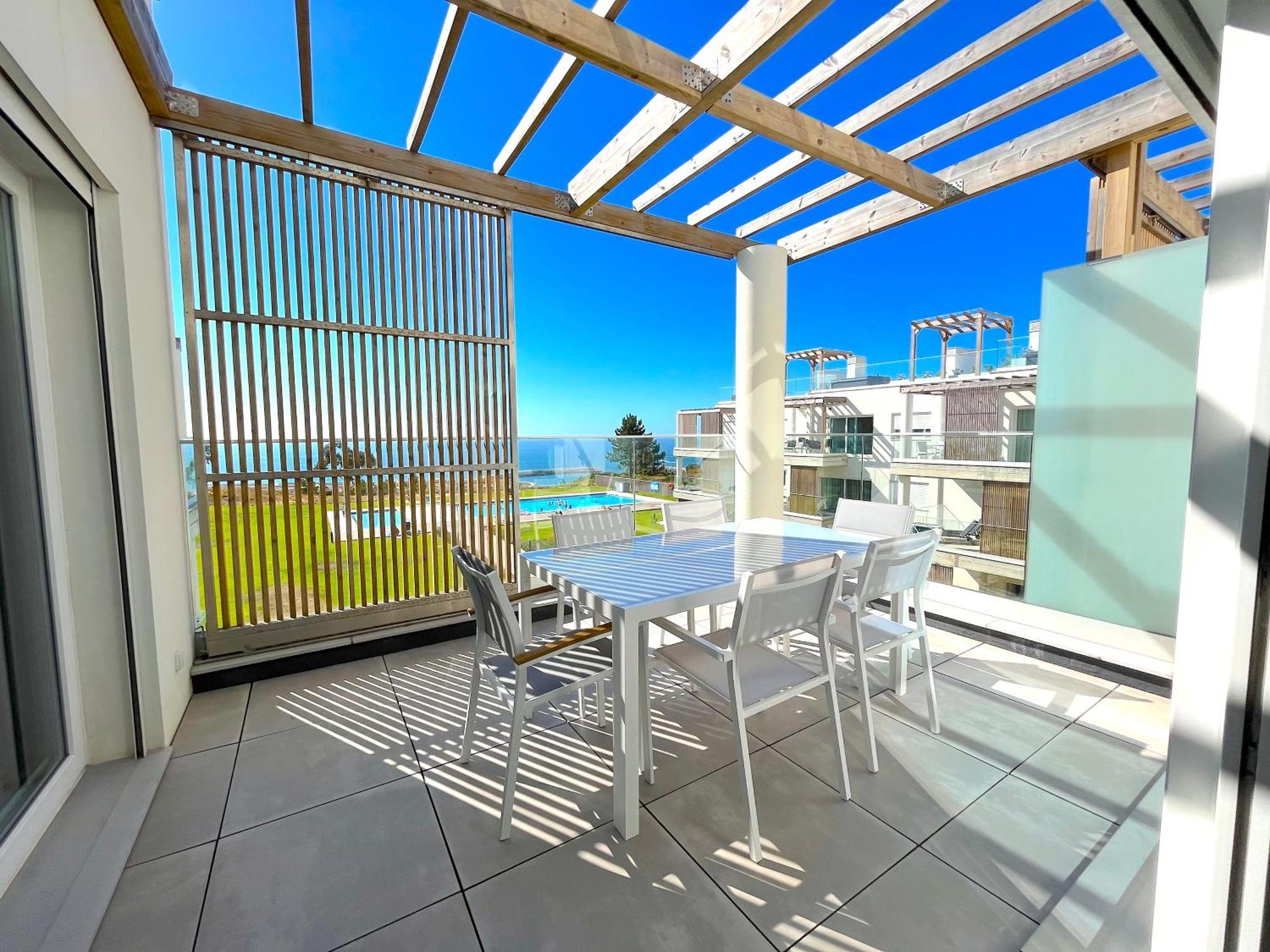 Mar A Vista - Condominium With Pool, Gym And Sea Views Nazaré Exterior foto