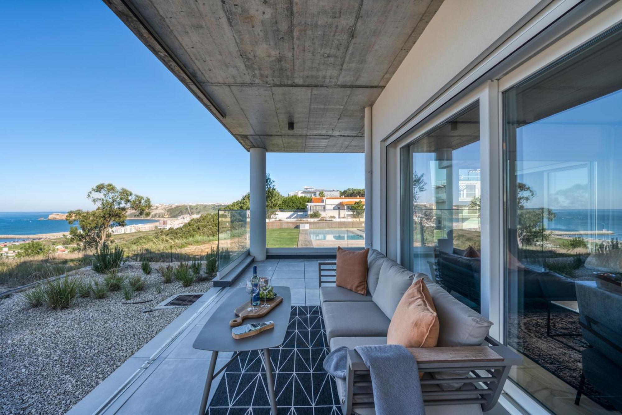 Mar A Vista - Condominium With Pool, Gym And Sea Views Nazaré Quarto foto