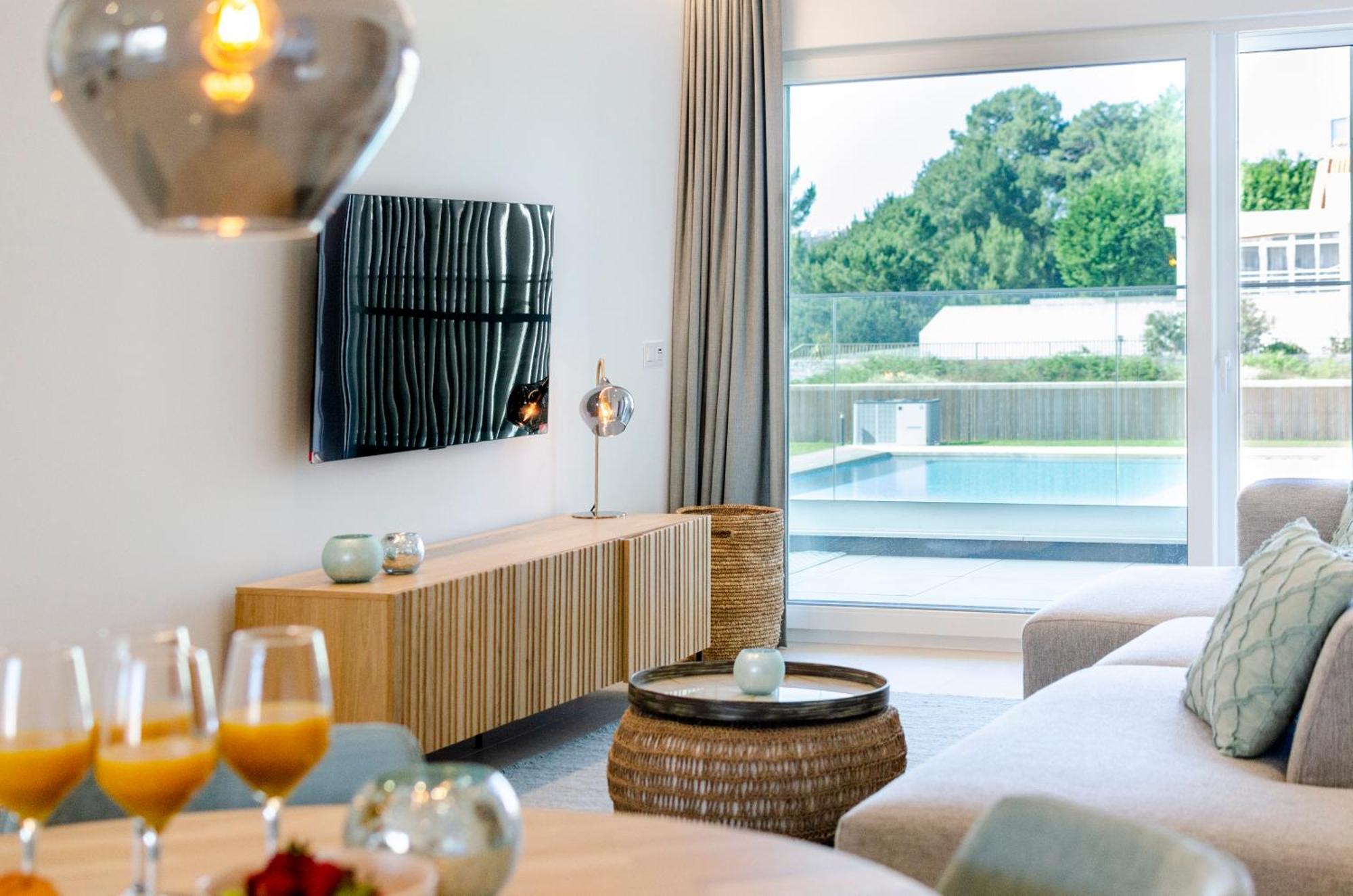Mar A Vista - Condominium With Pool, Gym And Sea Views Nazaré Quarto foto