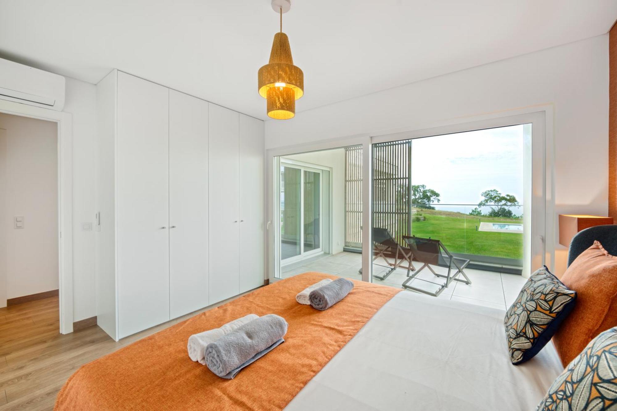 Mar A Vista - Condominium With Pool, Gym And Sea Views Nazaré Quarto foto